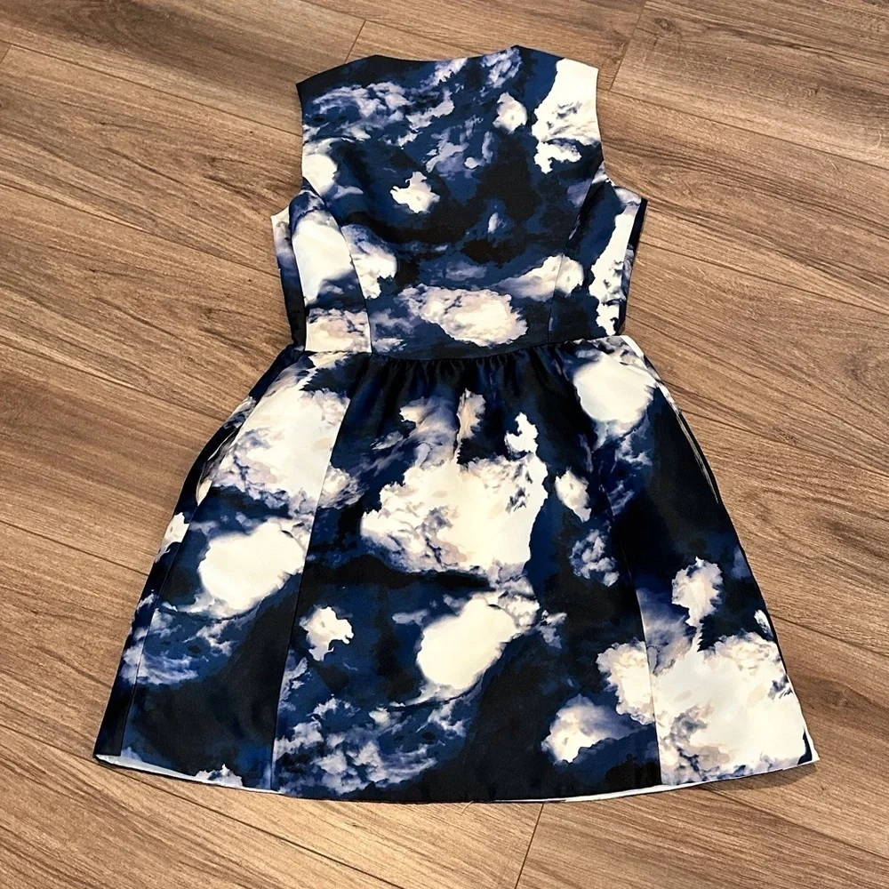 NWOT Kate Spade New York Joss Dress in Blue Dusk and Cloud Size 6
